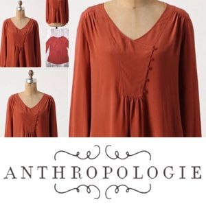Anthropologie 100% Silk Blouse